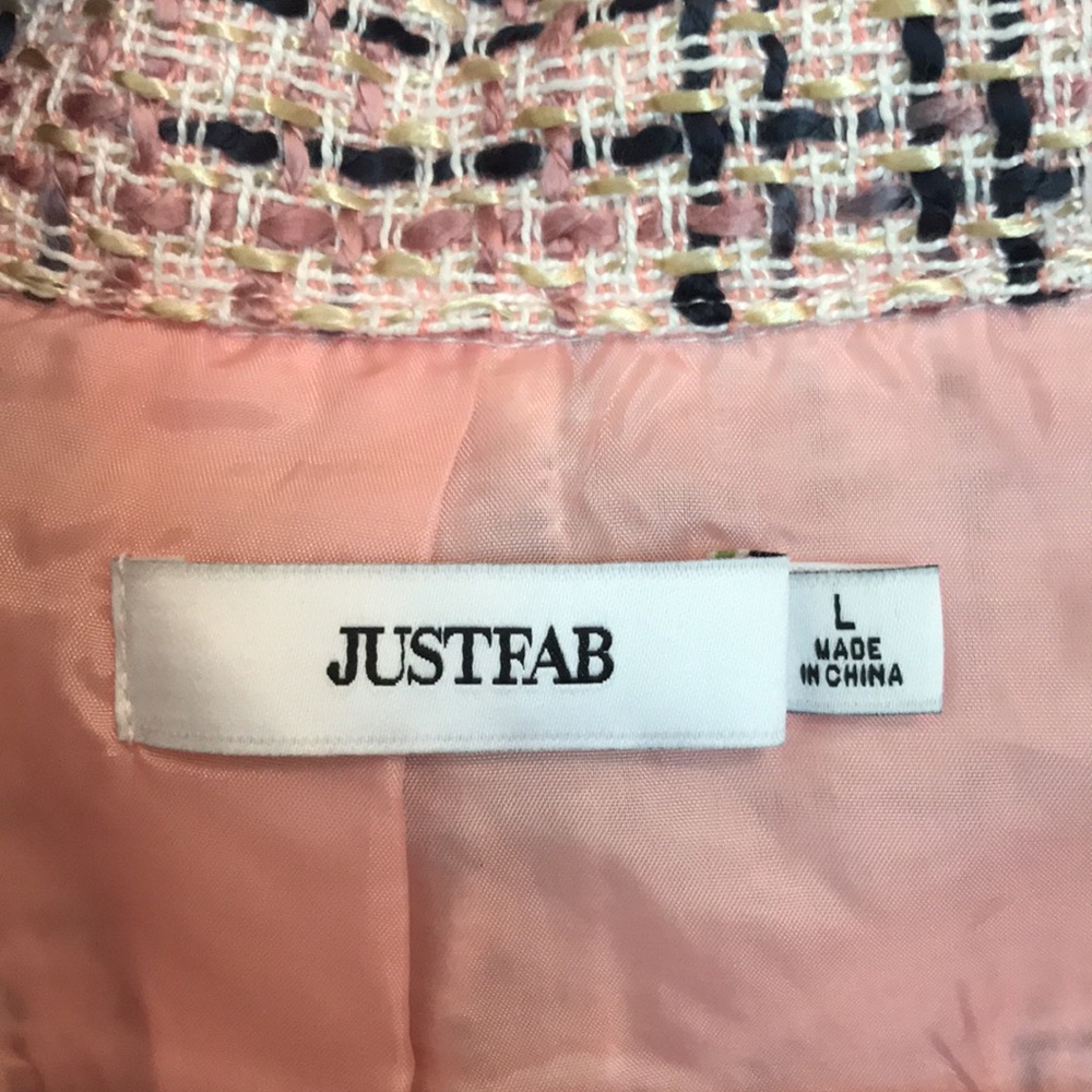 NWT JustFab Shift Tweed Dress - Picture 4 of 9